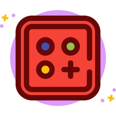 Oyun simgesi. özet çizimi