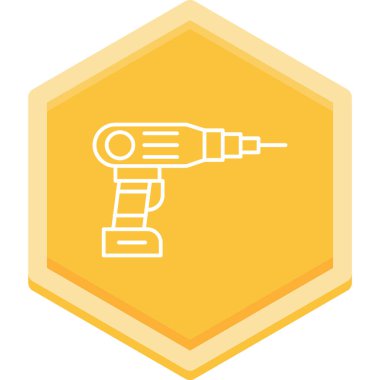 Tornavida. Web simgesi basit illüstrasyon