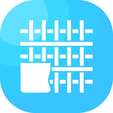 Sepet. Web simgesi basit illüstrasyon