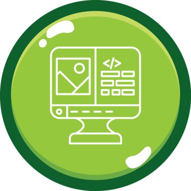 Web tasarımı. Web simgesi