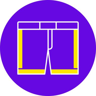 Modern bir simgenin vektör illüstrasyonu