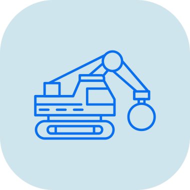 Robot kol ikonu vektör olarak. logotype