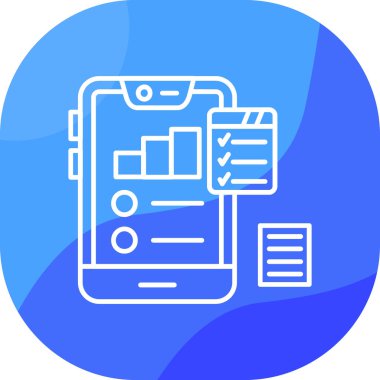 iş belge simge vektör çizim