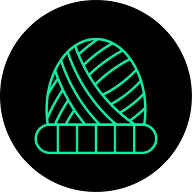 Eşsiz Cap Vektör Kabartma Simgesi