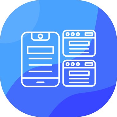 bilgisayar donanım simgesi, basit vektör çizim