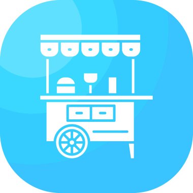 yemek vektörü simgesi modern basit illüstrasyon