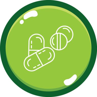 Haplar. Web simgesi basit illüstrasyon