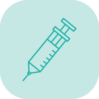 Şırınga web simgesi, vektör çizim