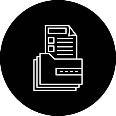 veri simgesi vektör illüstrasyonu