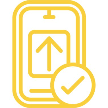 Bir simgenin vektör illüstrasyonu