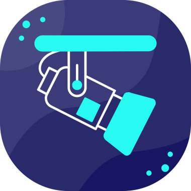 Bir sprey simgesinin vektör illüstrasyonu