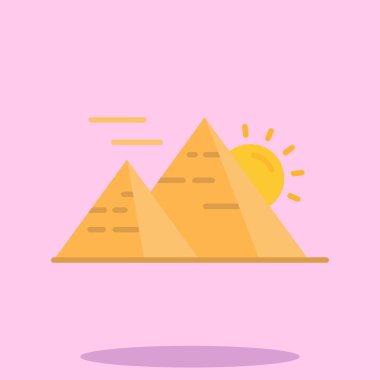 Mısır simgesi. Vektör çizim