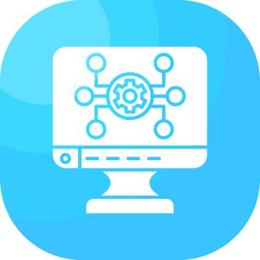 seo modern simgesinin vektör illüstrasyonu