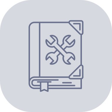 Modern satır onarım simgesinin vektör illüstrasyonu