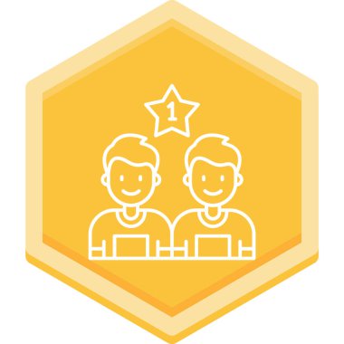 İnsan simgesinin vektör illüstrasyonu