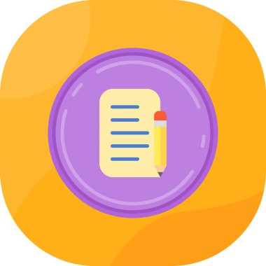 Kitap. Web simgesi basit illüstrasyon