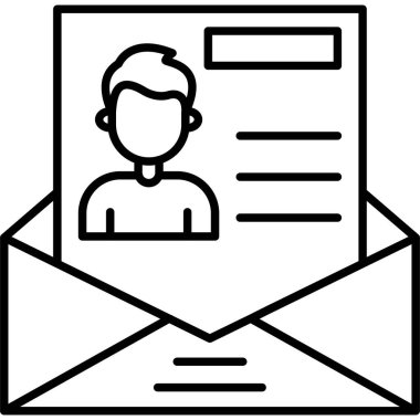 posta zarfı harf simgesi