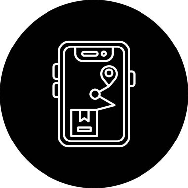 Vektör akıllı telefon simgesi illüstrasyonu