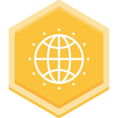 küresel ağ. Basit tasarım