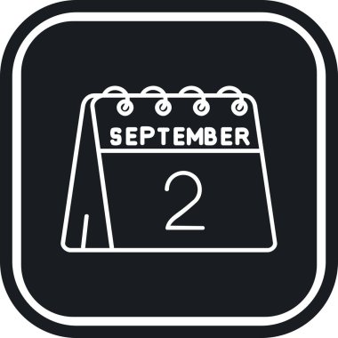 vektör Takvimi Simgesi illüstrasyonu