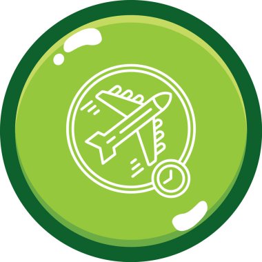 Uçak. Web simgesi basit illüstrasyon