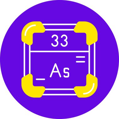 Kimyasal. Web simgesi basit illüstrasyon