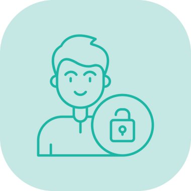 Kalkanı olan bir adamın vektör çizimi