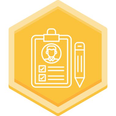 Kontrol listesi. Web simgesi basit illüstrasyon