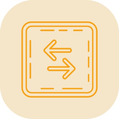 yön ikonu vektör illüstrasyonu