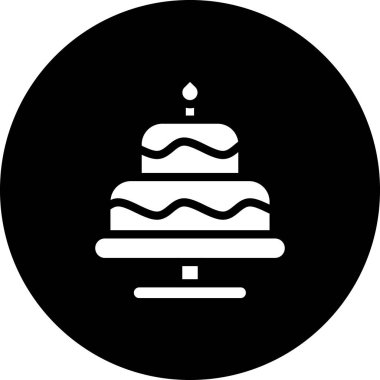 Pasta web simgesi, vektör çizim