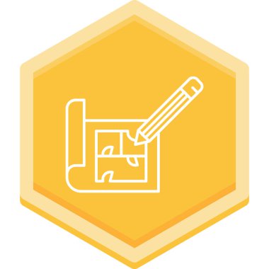 Kalem. Web simgesi basit tasarım