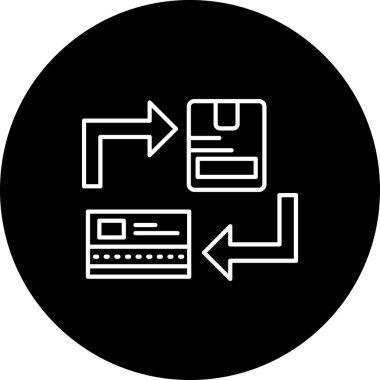 seo modern simgesinin vektör illüstrasyonu