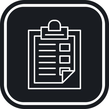 soyut arkaplanda izole edilmiş belge simgesi, vektör illüstrasyonu