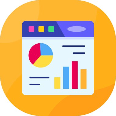 analitik grafik istatistik simgesi