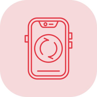 Smart Watch modern simgesinin vektör çizimi