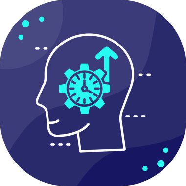 Zaman yönetimi simgesi vektör illüstrasyonu