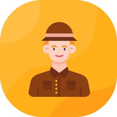 Man avatar vektör illüstrasyonu