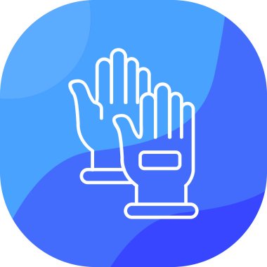 Avuç içi simgesi çizimi