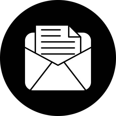 e- posta simgesi, vektör illüstrasyonu