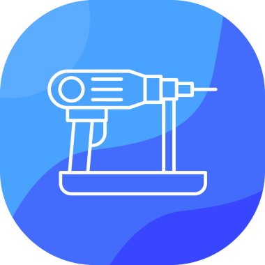 matkap ağ simgesi, basit illüstrasyon