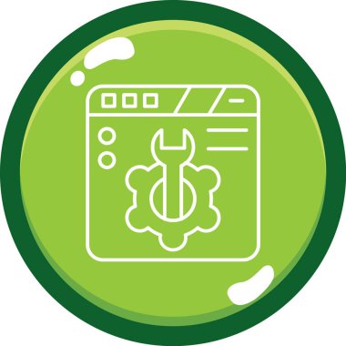 seo modern simgesinin vektör illüstrasyonu