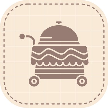 yiyecek simgesi tasarımı, vektör illüstrasyonu 10 grafik