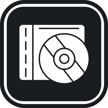 cd simgesinin vektör illüstrasyonu