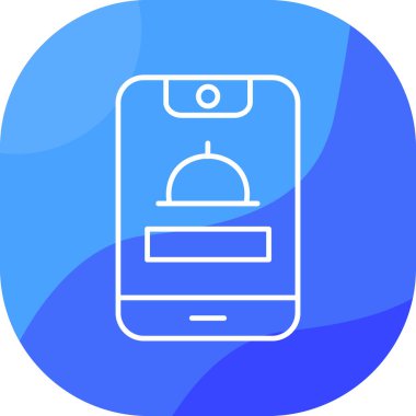 Telefon simgesinin vektör illüstrasyonu