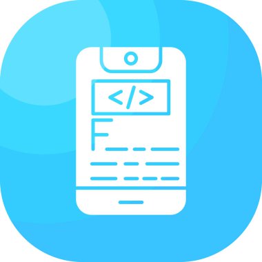 Mobil kutsal kişilerin resmi, vektör çizim