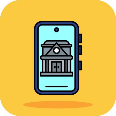 banka simgesi modada izole edilmiş arkaplan