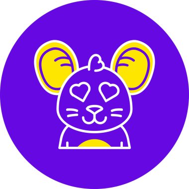 hayvan simgesi vektör illüstrasyonu