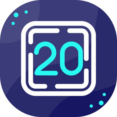 202 takvim simgesi, vektör illüstrasyonu