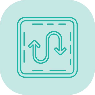 ok simgesi vektör illüstrasyonu