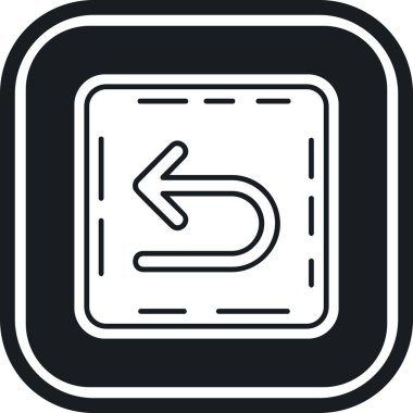 Yön. Web simgesi basit illüstrasyon